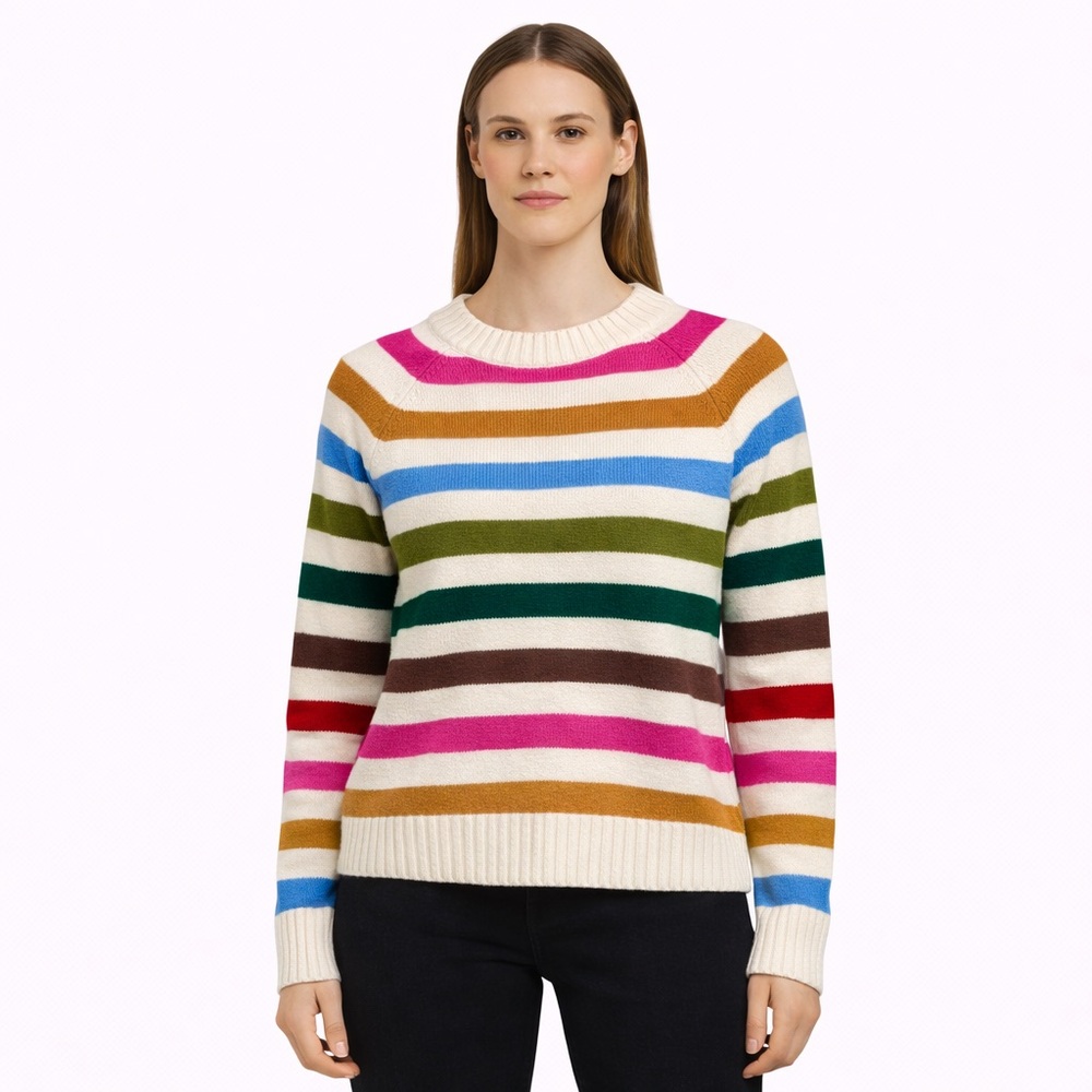 Gap Multicolor Striped Cropped Sweater